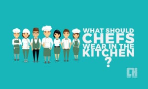 Cartoons of chefs on a blue background