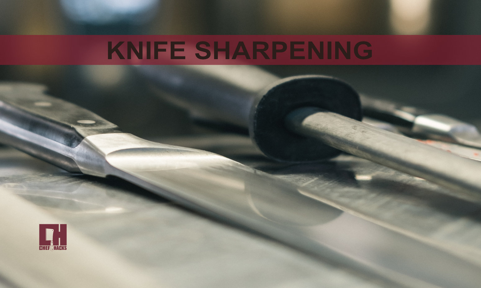 How To Sharpen a Kitchen Knife Chef Words and Phrases Chef Hacks