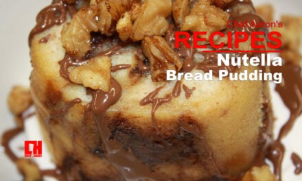 Recipe for Nutella Bread Pudding