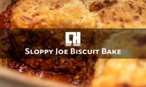 Sloppy joe biscuit bake